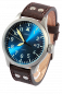 Preview: groß, blau, 47 mm Fliegeruhr Baumuster A - 3H159