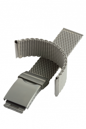 gestrahltes Milanaise Edelstahlband 9946 H3-GA