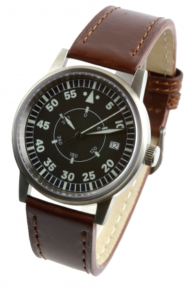 38 mm Fliegeruhr Handaufzug, "Navigator" - 5H90