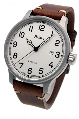 42 mm Marineuhr, Saphirglas - 3H215 - Handaufzug