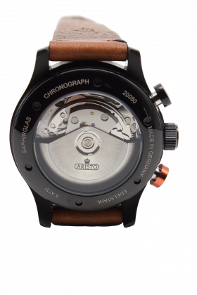 Aristo Chronograph, PVD, Saphir - 0H24L