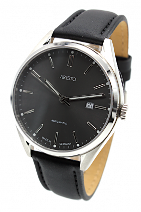 42,8 mm Klassikuhr, anthrazit, Saphir - 4H213