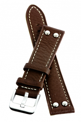 Lederband Doppelniet - DoNi-br-wN