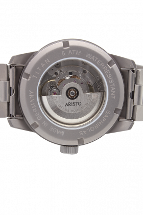 41 mm Fliegeruhr mit Titanband 5H68TiBi