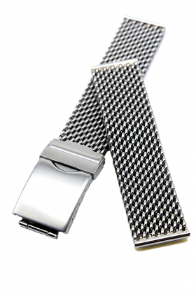 poliertes Vollmer Milanaise Edelstahlband, 4 mm