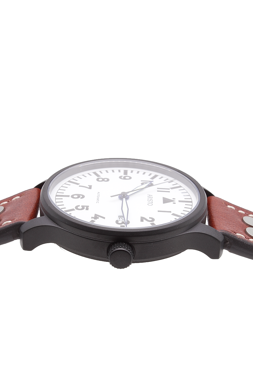 42 mm Fliegeruhr, PVD schwarz - 0H30L