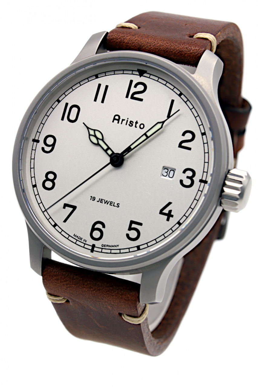 42 mm Marineuhr, Saphirglas - 3H215 - Handaufzug