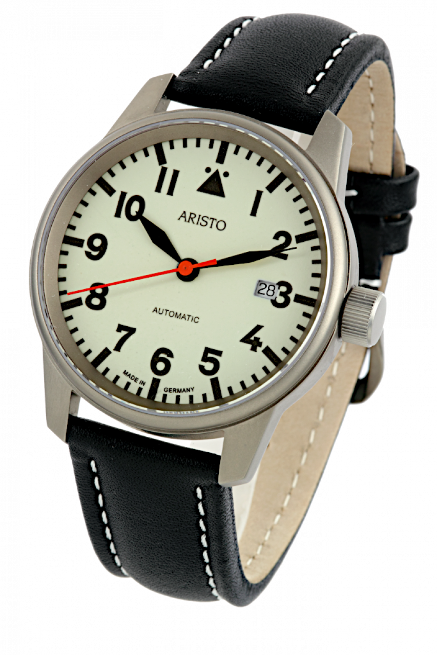 41 mm Fliegeruhr Zifferblatt Superluminova - 5H70TI