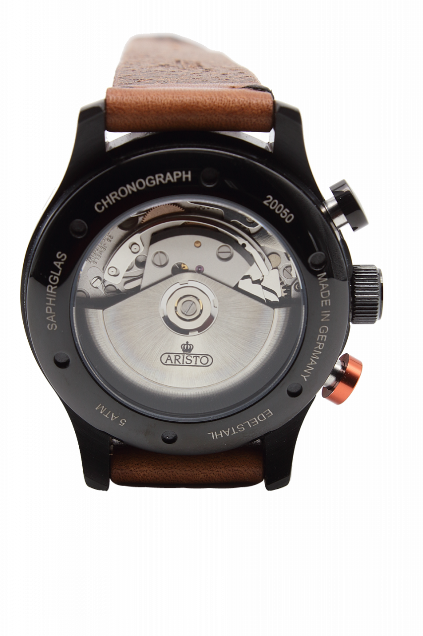 Aristo Chronograph, PVD, Saphir - 0H24L