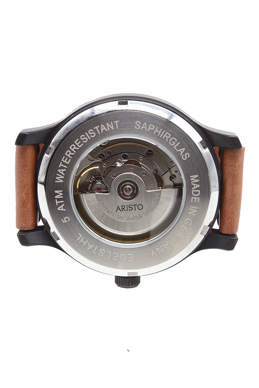 42 mm Fliegeruhr, PVD schwarz - 0H42BEO