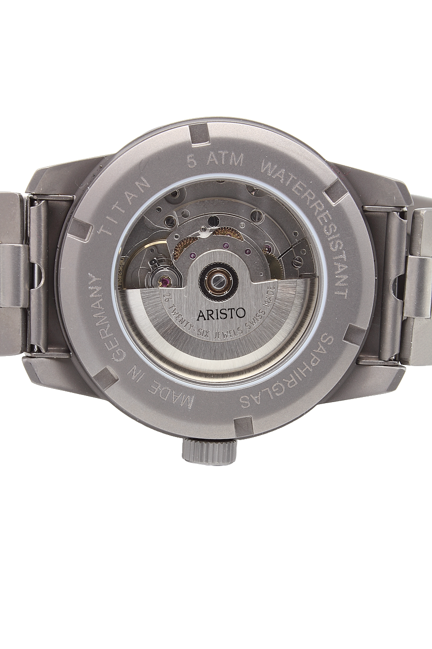 41 mm Fliegeruhr mit Titanband 5H68TiBi