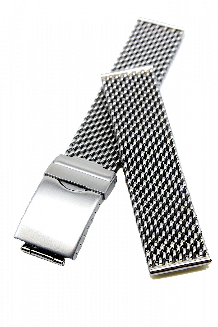 poliertes Vollmer Milanaise Edelstahlband, 4 mm