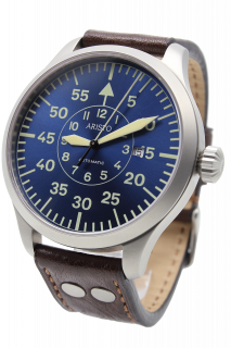 groß, blau, Saphir, 47 mm Fliegeruhr Baumuster B - 3H158